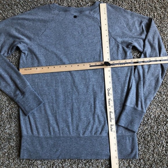 Gaiam Sweater Womens Medium Gray Pullover Long Sleeve Casual Zipper Lightweight - Picture 8 of 12